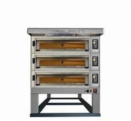 فرن طبقات  3 طوابق + بخار + قاعدة + غطاء من تاجليفيني